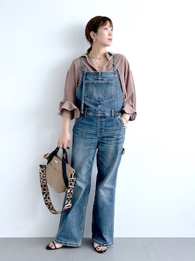 「アイテム（サンダル）」を使った、あべさん（レディース・159cm・40代）の夏コーディネート