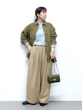 「アイテム（その他小物）」を使った、あべさん（レディース・159cm）の冬コーディネート