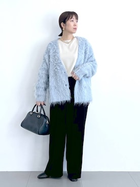 「アイテム（その他小物）」を使った、あべさん（レディース・159cm）の秋コーディネート