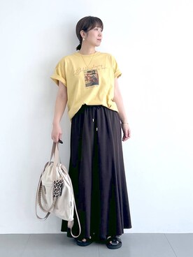 「CONTROL FREAK / CTFK（コントロールフリーク）のアイテム」を使った、あべさん（レディース・159cm）の春コーディネート