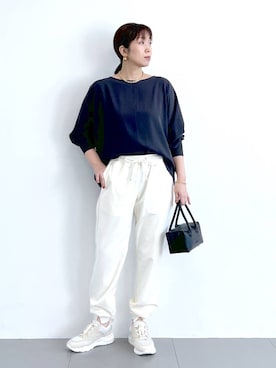 「アイテム（その他小物）」を使った、あべさん（レディース・159cm）の冬コーディネート