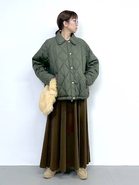 「アイテム（ローファー）」を使った、あべさん（レディース・159cm・40代）の夏コーディネート