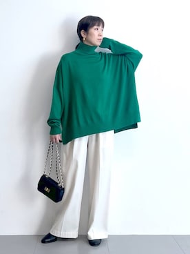 「アイテム（その他小物）」を使った、あべさん（レディース・159cm）の冬コーディネート