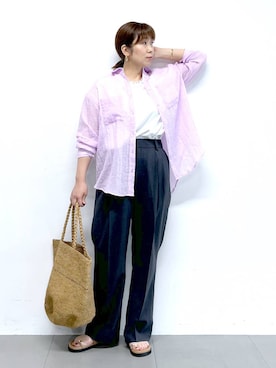 あべさん(レディース・159cm)の夏コーディネート