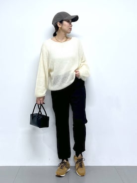 「アイテム（財布/小物）」を使った、あべさん（レディース・159cm・40代）の秋コーディネート