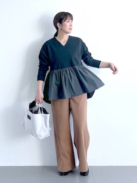 あべさん(レディース・159cm)の冬コーディネート