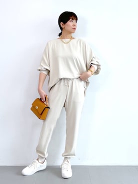 「MILOS（ミロス）のアイテム」を使った、あべさん（骨格ナチュラル・レディース・159cm）の夏コーディネート
