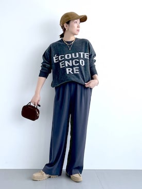 あべさん（レディース・159cm・40代）の秋コーディネート