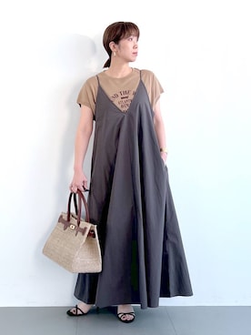 「GOOD ROCK SPEED（グッドロックスピード）のアイテム」を使った、あべさん（レディース・159cm）の春コーディネート