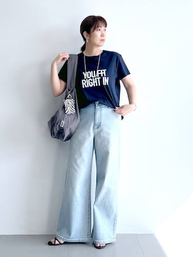 あべさん（レディース・159cm）の夏コーディネート