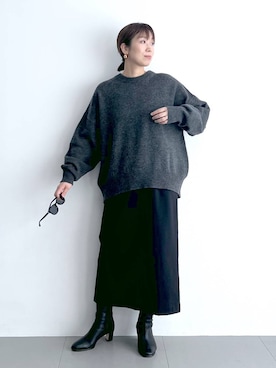 「アイテム（その他小物）」を使った、あべさん（レディース・159cm・40代）の秋コーディネート