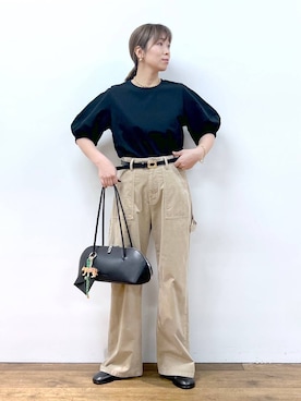 「アイテム（キーホルダー）」を使った、あべさん（レディース・159cm）の夏コーディネート