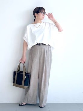 あべさん（レディース・159cm）の春コーディネート