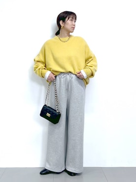 「アイテム（その他小物）」を使った、あべさん（レディース・159cm）の秋コーディネート