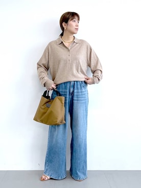 「アイテム（ピアス（両耳用））」を使った、あべさん（レディース・159cm・40代）の夏コーディネート