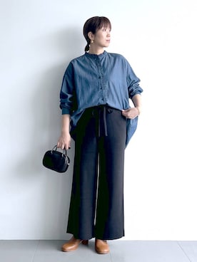 「アイテム（その他小物）」を使った、あべさん（レディース・159cm・40代）の秋コーディネート