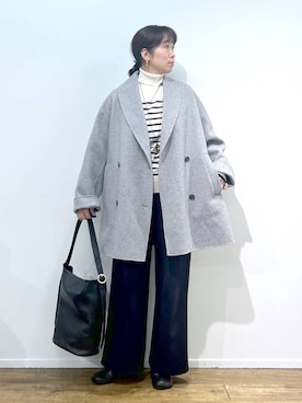 「ピアス」｜あべさん（レディース・159cm）の秋コーディネート