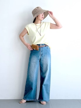 あべさん（レディース・159cm）の春コーディネート