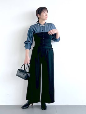 「アイテム（その他小物）」を使った、あべさん（レディース・159cm）の秋コーディネート