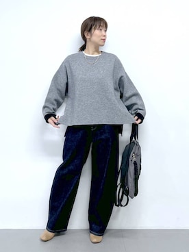 あべさん（レディース・159cm）の冬コーディネート