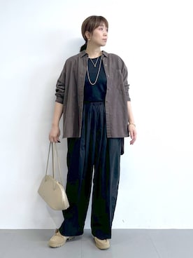 「アイテム（シューズ）」を使った、あべさん（レディース・159cm・40代）の秋コーディネート