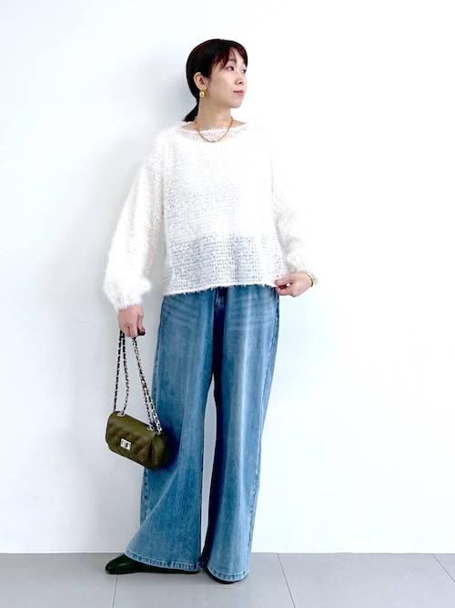 セール】BARNYARDSTORM / ドロストワイドカットデニム【WEB限定サイズL