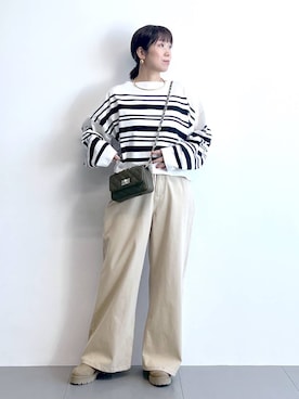 あべさん（レディース・159cm）の冬コーディネート