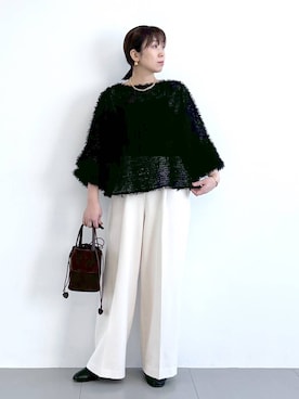 あべさん（レディース・159cm）の冬コーディネート