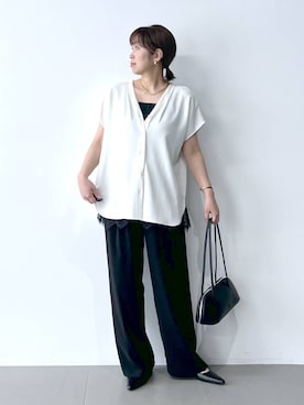 「アイテム（バングル/リストバンド、その他）」を使った、あべさん（レディース・159cm）の春コーディネート