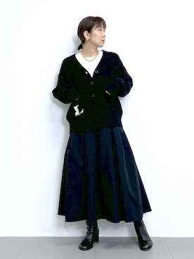 「アイテム（その他小物）」を使った、あべさん（レディース・159cm・40代）の秋コーディネート