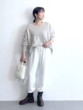 「アイテム（その他小物）」を使った、あべさん（レディース・159cm）の冬コーディネート