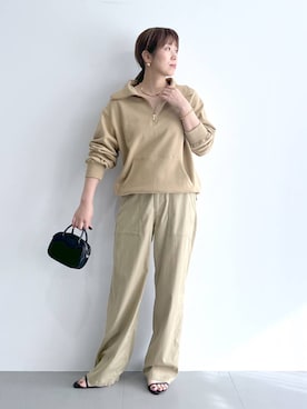 「アイテム（ピアス（両耳用））」を使った、あべさん（レディース・159cm・40代）の夏コーディネート