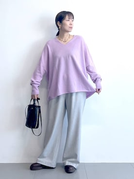 「アイテム（その他小物）」を使った、あべさん（レディース・159cm）の冬コーディネート