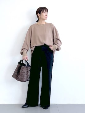 「アイテム（その他小物）」を使った、あべさん（レディース・159cm）の冬コーディネート