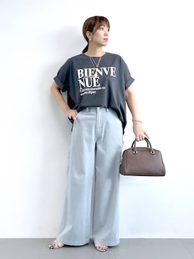 「アイテム（ピアス（両耳用））」を使った、あべさん（レディース・159cm・40代）の夏コーディネート