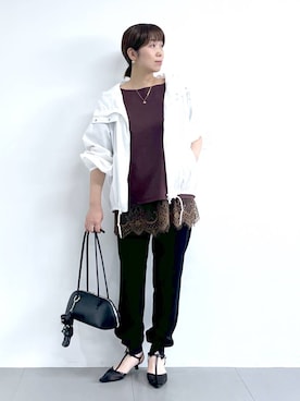 あべさん（レディース・159cm）の春コーディネート