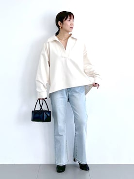 「アイテム（その他小物）」を使った、あべさん（レディース・159cm）の冬コーディネート