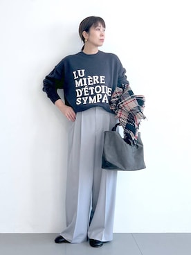 「アイテム（その他小物）」を使った、あべさん（レディース・159cm）の冬コーディネート