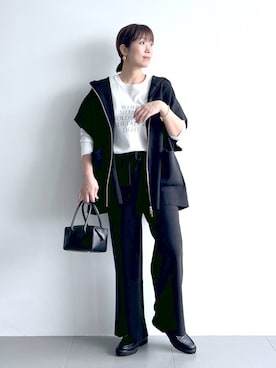 「アイテム（その他小物）」を使った、あべさん（レディース・159cm）の秋コーディネート