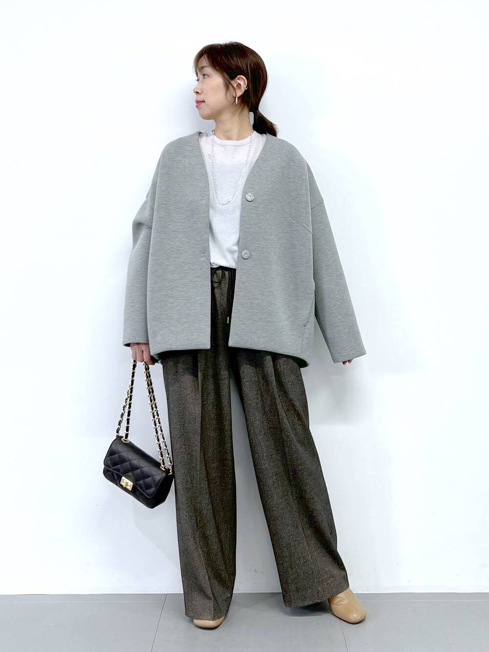 BARNYARDSTORM ノーカラージャケット グレー系 BARNYARDSTORMの