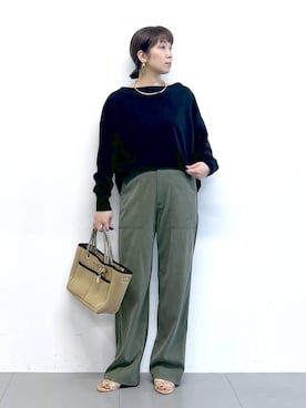 あべさん（レディース・159cm）の冬コーディネート