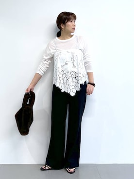 あべさん(レディース・159cm)の夏コーディネート