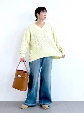 「アイテム（その他小物）」を使った、あべさん（レディース・159cm）の秋コーディネート