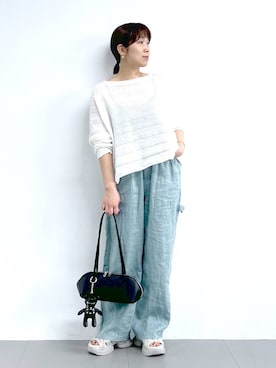 「BARNYARDSTORM（バンヤードストーム）のアイテム（トップス）」を使った、あべさん（レディース・159cm）の春コーディネート