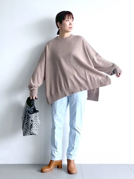 「アイテム（その他小物）」を使った、あべさん（レディース・159cm）の秋コーディネート