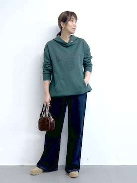 「アイテム（デニムパンツ）」を使った、あべさん（レディース・159cm・40代）の夏コーディネート