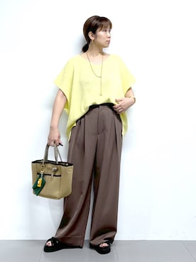 あべさん(レディース・159cm)の夏コーディネート