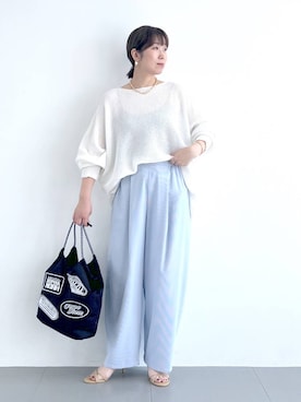 「BARNYARDSTORM（バンヤードストーム）のアイテム」を使った、あべさん（レディース・159cm）の春コーディネート