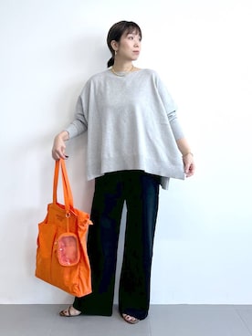 「アイテム（サンダル）」を使った、あべさん（レディース・159cm・40代）の夏コーディネート