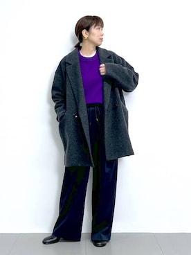 「アイテム（その他小物）」を使った、あべさん（レディース・159cm）の秋コーディネート